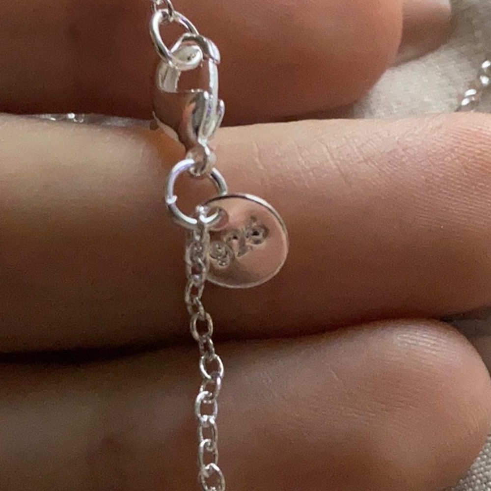 NEW 925 Sterling Silver 🦴 Bone Necklace - Picture 4 of 5